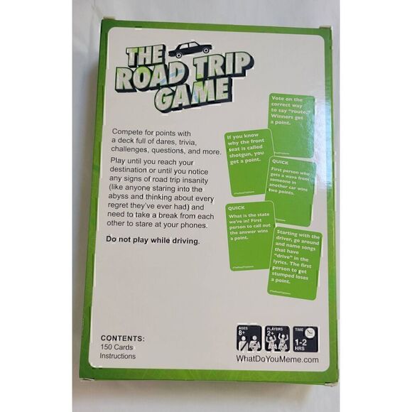 NEW | WHAT DO YOU MEME THE ROAD TRIP GAME | AGES: 8+ 2+ PLAYERS - Picture 3 of 3